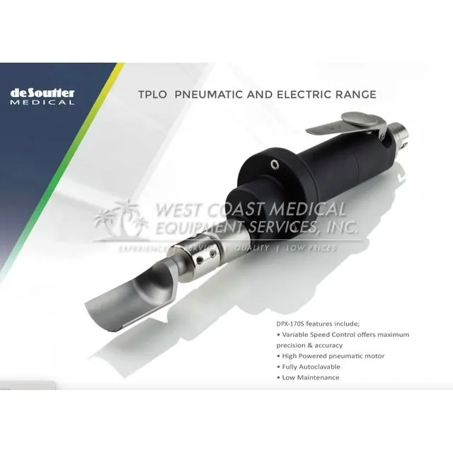 Slocum Enterprises style Pneumatic TPLO Saw by deSoutter